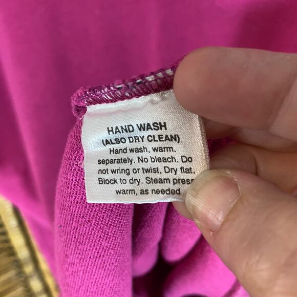 Pendleton Sophisticates Vintage Pink Short Sleeve Knit Sweater XL USA - Picture 3 of 4